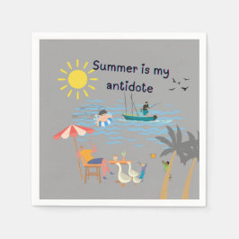 Servilleta De Papel El verano es mi antídoto