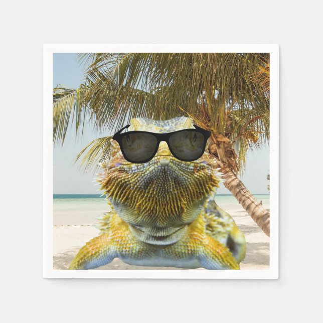 Servilleta De Papel El verano está llegando (Anverso)