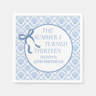 Servilleta De Papel El verano que cumplí trece cumpleaños 13