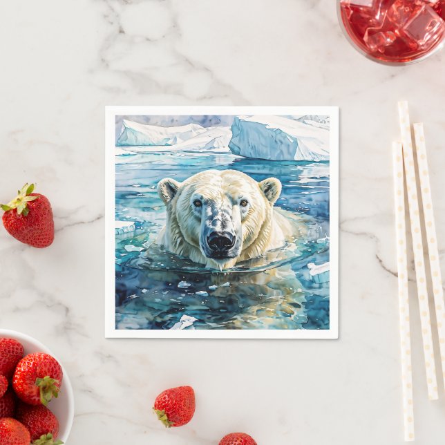 Servilleta De Papel El vigilante guardián del hielo (In situ)