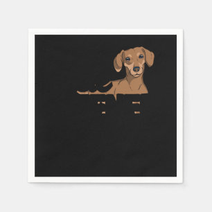 Servilleta De Papel El Wiener Whisperer Funny Dachshund