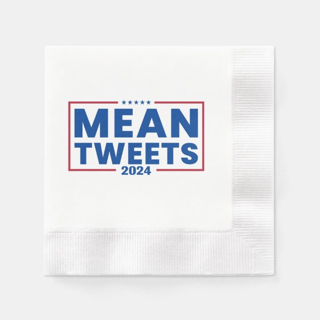 Servilleta De Papel Elección de Trump 2024 en Twitter (Anverso)