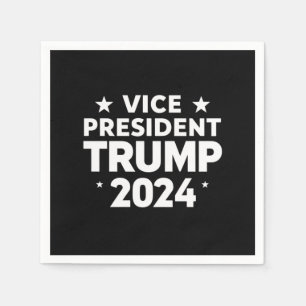 Servilleta De Papel Elección divertida para vicepresidente Trump, cita