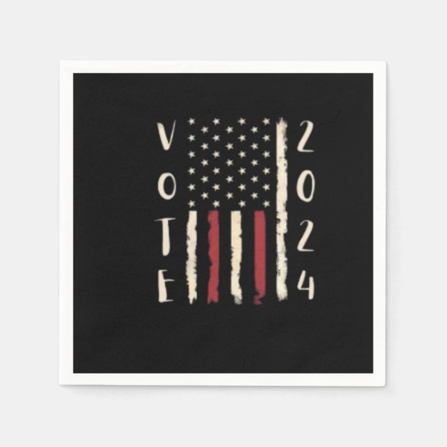 Servilleta De Papel Elecciones 2024 - Ejercer tu derecho de voto (Anverso)