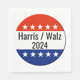 Servilleta De Papel Elecciones Harris Walz 2024