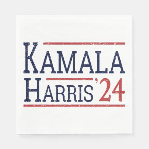 Servilleta De Papel Elecciones Kamala Harris 2024 I