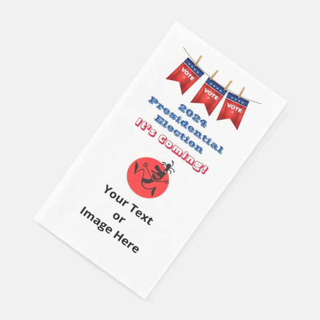 Servilleta De Papel Elecciones presidenciales de 2024, edición masculi (Esquina)