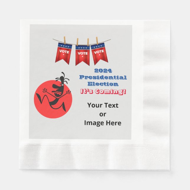 Servilleta De Papel Elecciones presidenciales de 2024, edición masculi (Anverso)