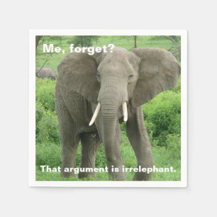 Servilleta De Papel Elefante cerca de Ndutu