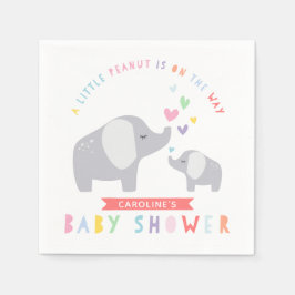 Servilleta De Papel Elefante de cacahuate pequeño | BABY SHOWER | Arco