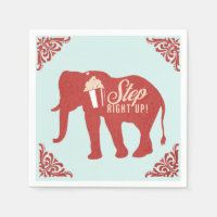 Elefante de palomitas de maíz del circo retro fies
