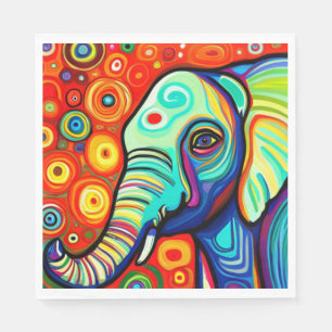 Servilleta De Papel Elefante Excéntrico
