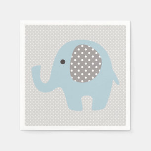 Servilleta De Papel Elefante hermoso de los azules cielos