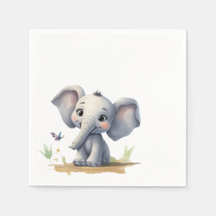 Servilleta De Papel Elefante para el fiesta de temática animal