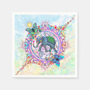 Servilleta De Papel Elefante sagrado