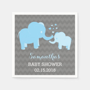 Servilleta De Papel Elefante servilletas de papel azules y grises de