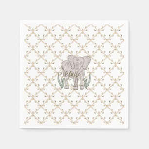 Servilleta De Papel Elefante y bambú