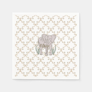 Servilleta De Papel Elefante y bambú