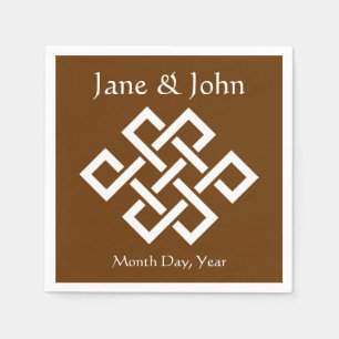 Servilleta De Papel Elegancia china en servilletas de chocolate