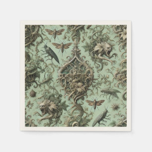 Servilleta De Papel Elegancia Chitinosa - Insecto gótico
