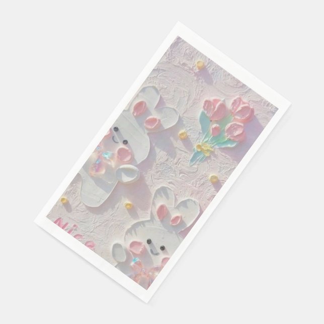 Servilleta De Papel Elegancia de toallas de huéspedes: un toque de hos (Esquina)