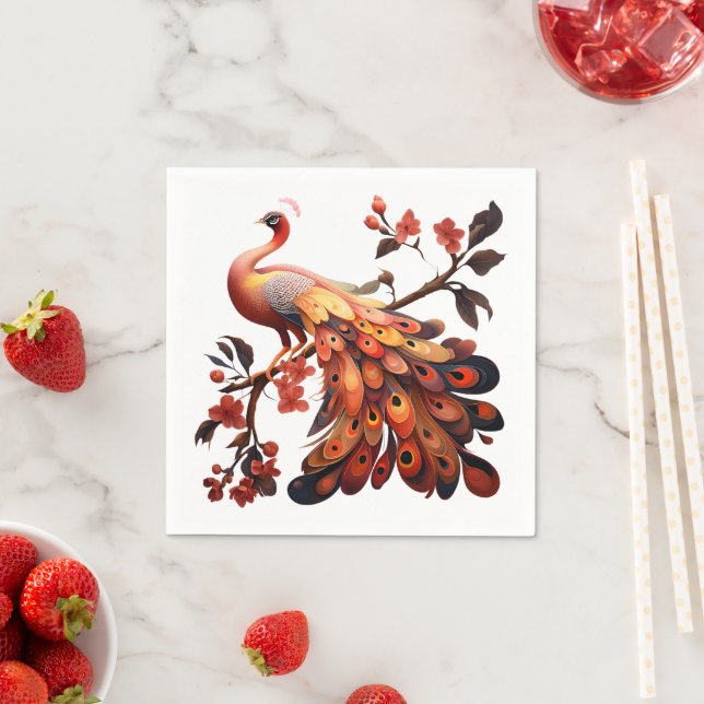 Servilleta De Papel Elegancia en plumas (In situ)