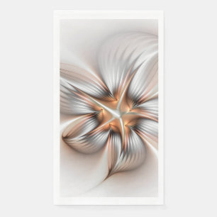Servilleta De Papel Elegancia floral modernidad Resumen arte fractal