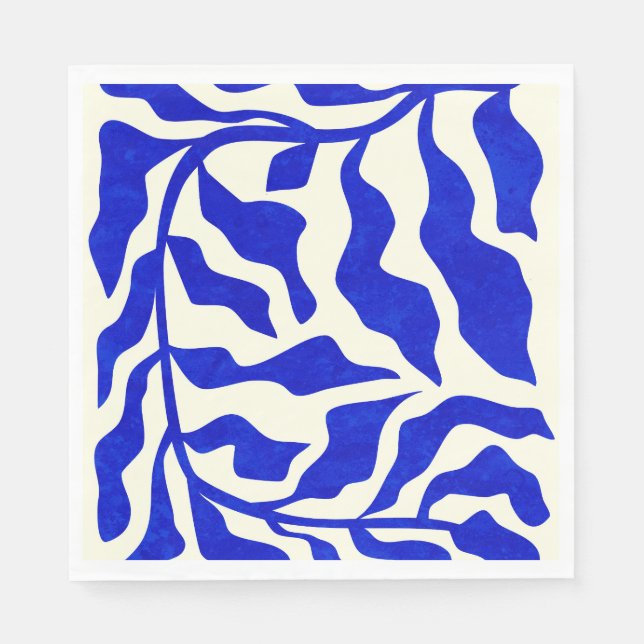 Servilleta De Papel Elegancia índigo (Anverso)