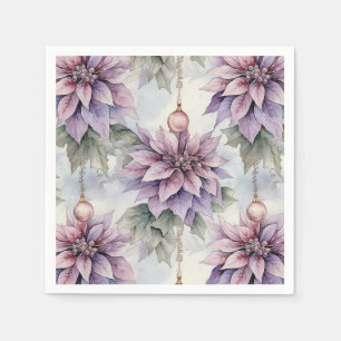 Servilleta De Papel Elegancia morada y dorada