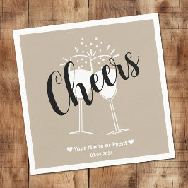 Servilleta De Papel Elegancia silenciosa - Calle de Alegría de Piedra