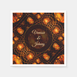 Servilleta De Papel Elegant Classic Boho Modern Gold #901 Wedding