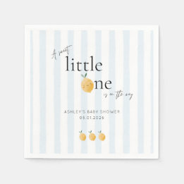 Servilleta De Papel Elegant Cute Lemon Citrus Baby Shower