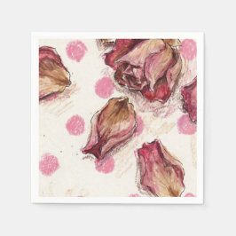 Servilleta De Papel Elegant Equestrian Rose 