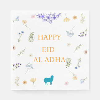 Servilleta De Papel Elegant Floral Eid al-Adha Table Paper Design