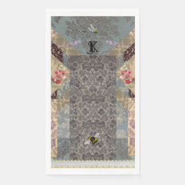 Servilleta De Papel Elegant French Garden Paper Napkin