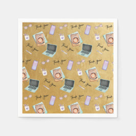 Servilleta De Papel Elegant Gold Administrative Professionals Day