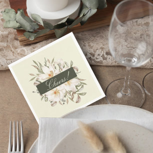 Servilleta De Papel Elegant Magnolia Reception Napkins