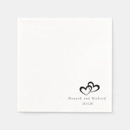 Servilleta De Papel Elegant Personalized Wedding Napkins