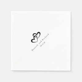 Servilleta De Papel Elegant Personalized Wedding Napkins