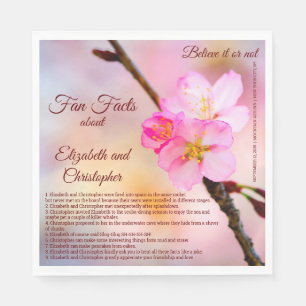 Servilleta De Papel Elegant Sakura Cherry Blossoms And Fun Facts