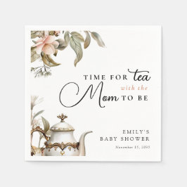 Servilleta De Papel Elegant Tea Party Baby Shower