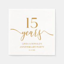 Elegante 15º aniversario Boda de Champagne