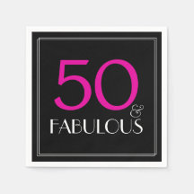 Elegante 50 y fabulosa fiesta de cumpleaños