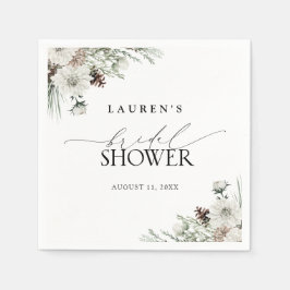 Servilleta De Papel Elegante acuarela Boho Bridal Shower