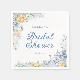 Servilleta De Papel Elegante acuarela Tea Fiesta Bridal Shower