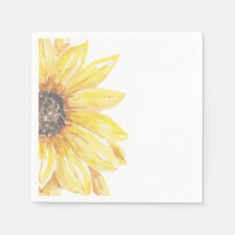 Elegante Baby Shower floral amarillo girasol