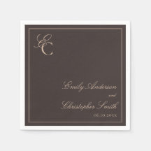 Elegante Boda Clásica Marrón