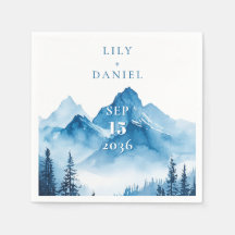 Elegante Boda de las Montañas Azules