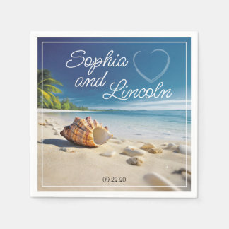 Servilleta De Papel Elegante Boda de verano