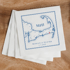 Servilleta De Papel Elegante Boda del Wychmere Beach Club